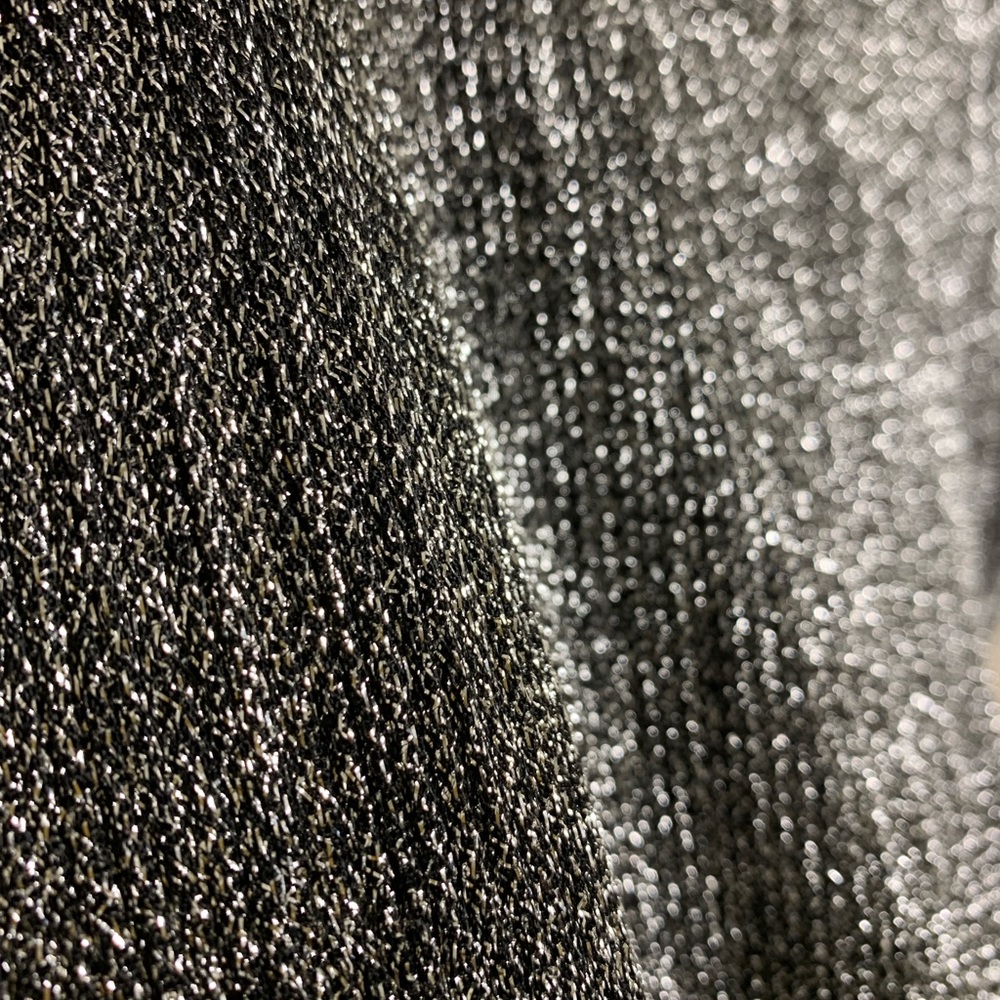 Silver mini dress